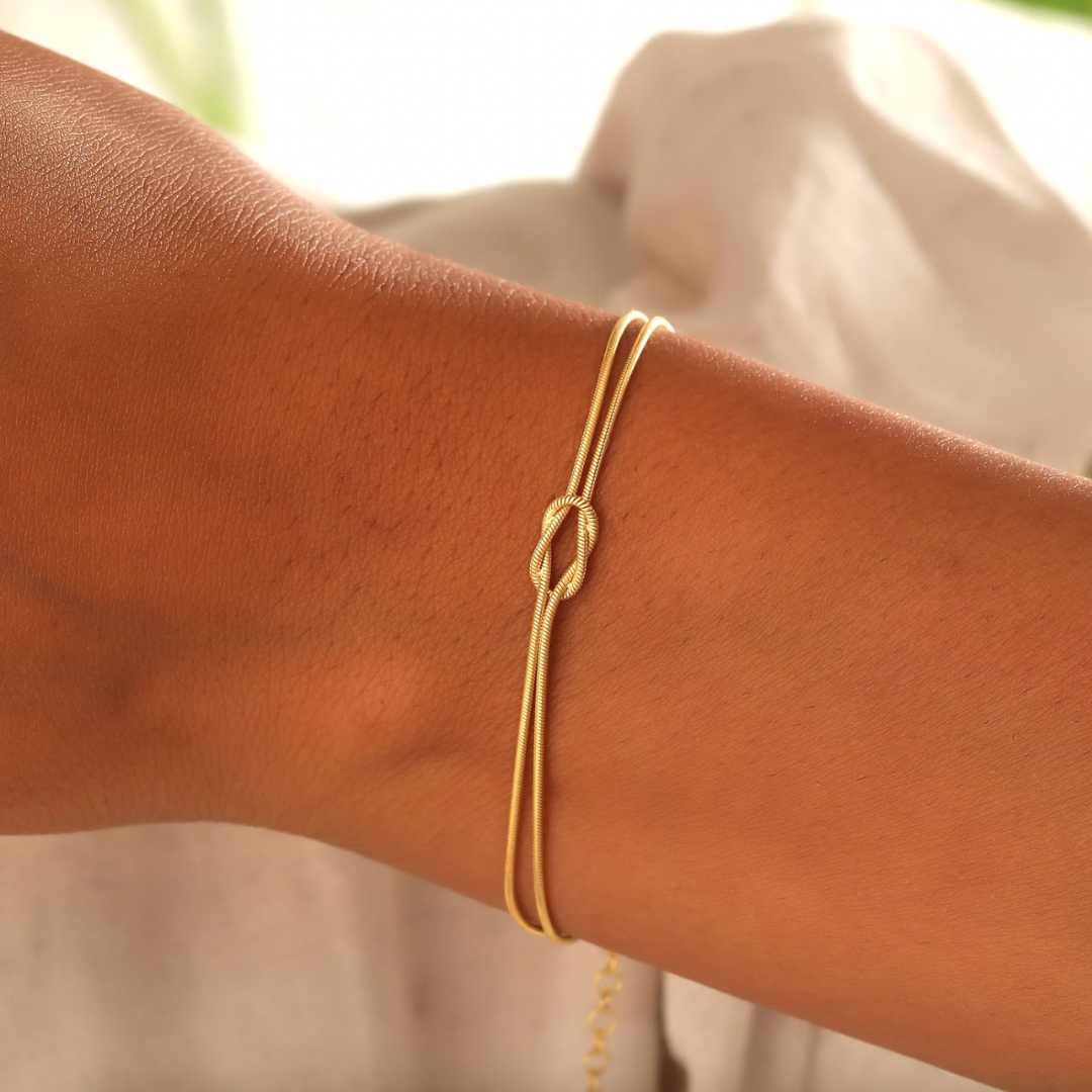 "Tie The Knot" - Stainless Steel Bracelet