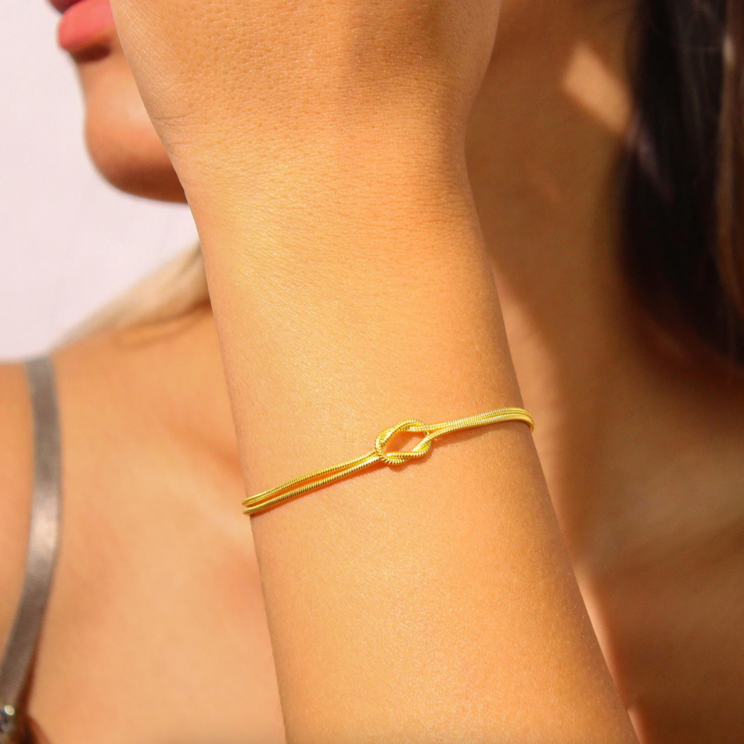 "Tie The Knot" - Stainless Steel Bracelet