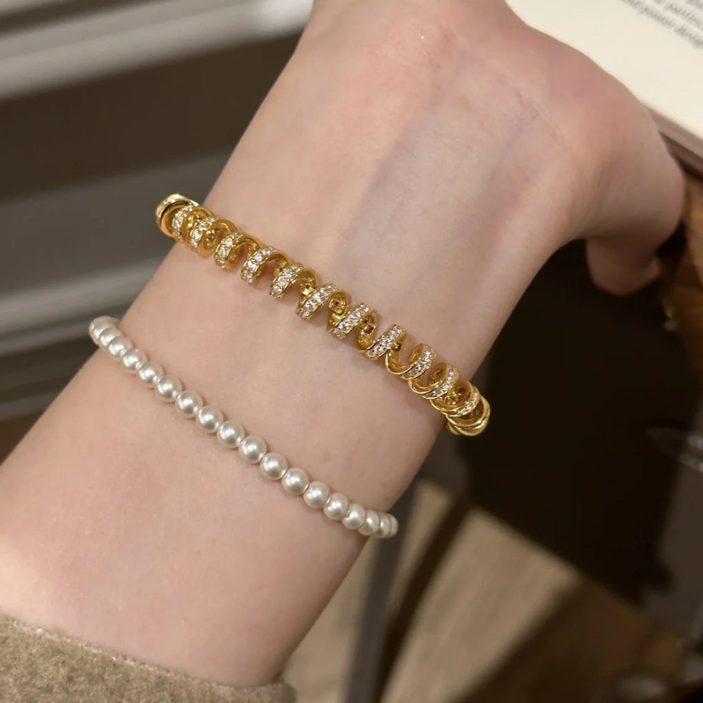 Diamond Scrunchie - Bracelet