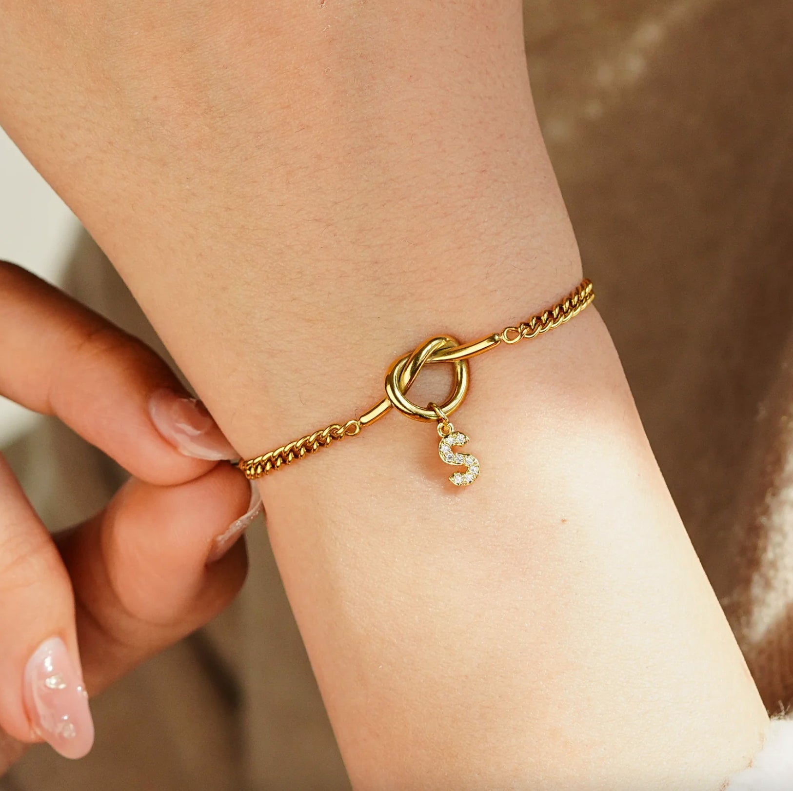 "Tie The Knot" - Studded Bracelet