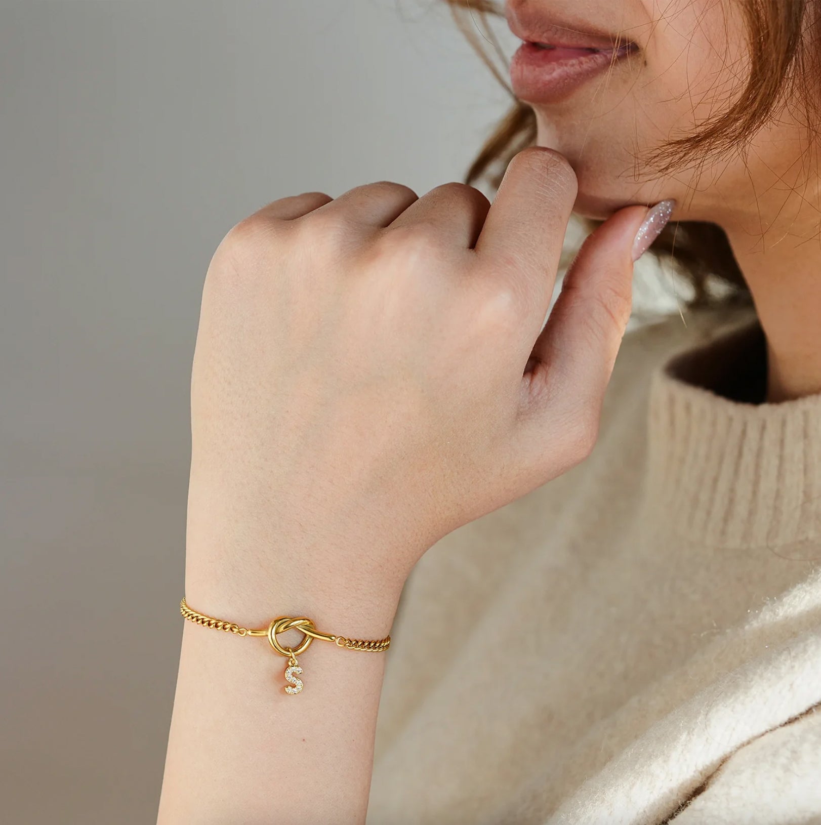 "Tie The Knot" - Studded Bracelet