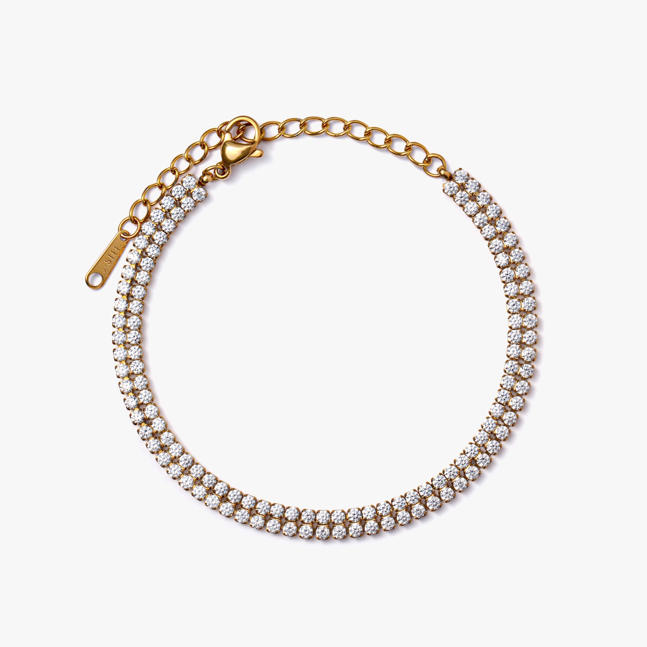 Twin 2mm - Stackable Tennis Bracelet