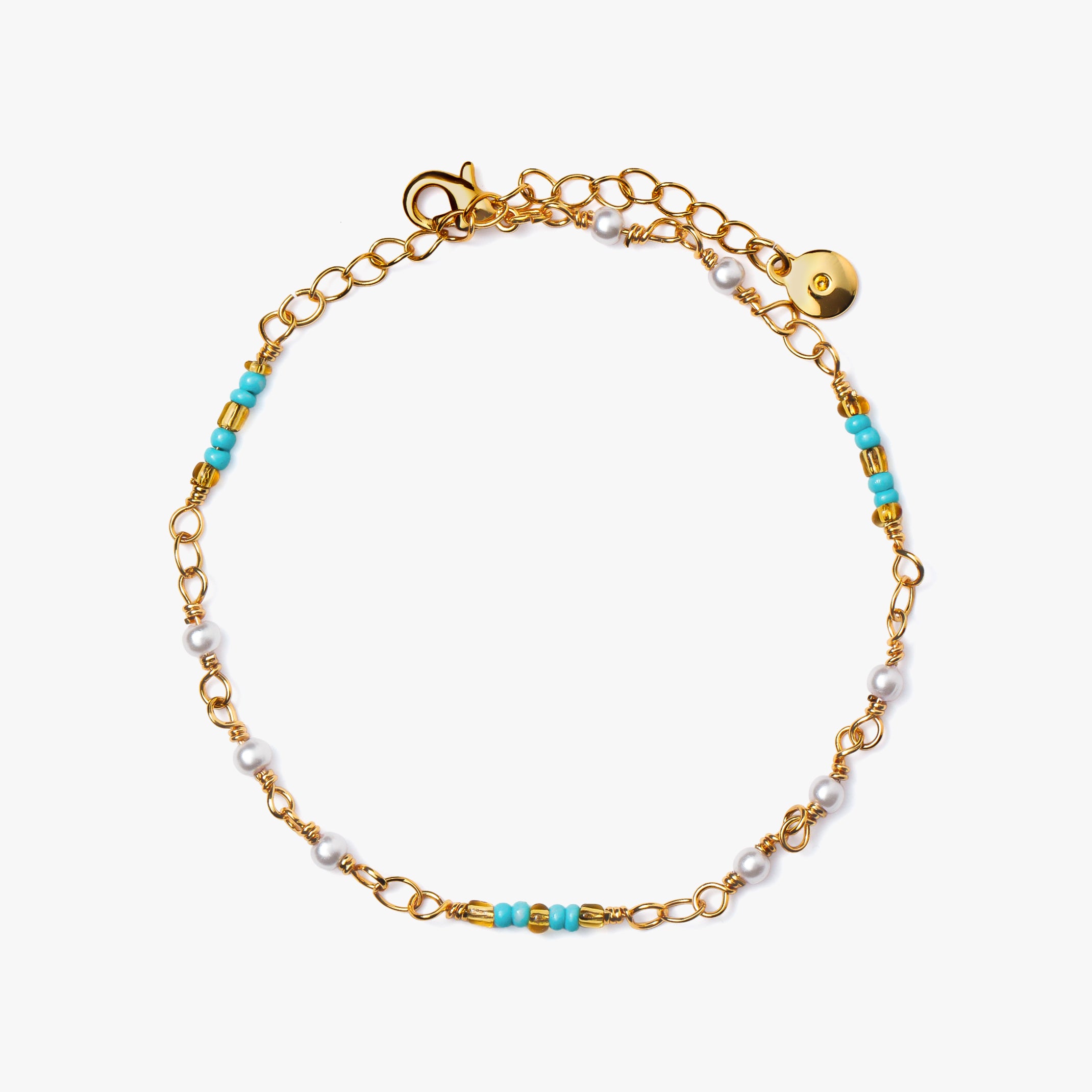 Beaded Pearl Bracelet