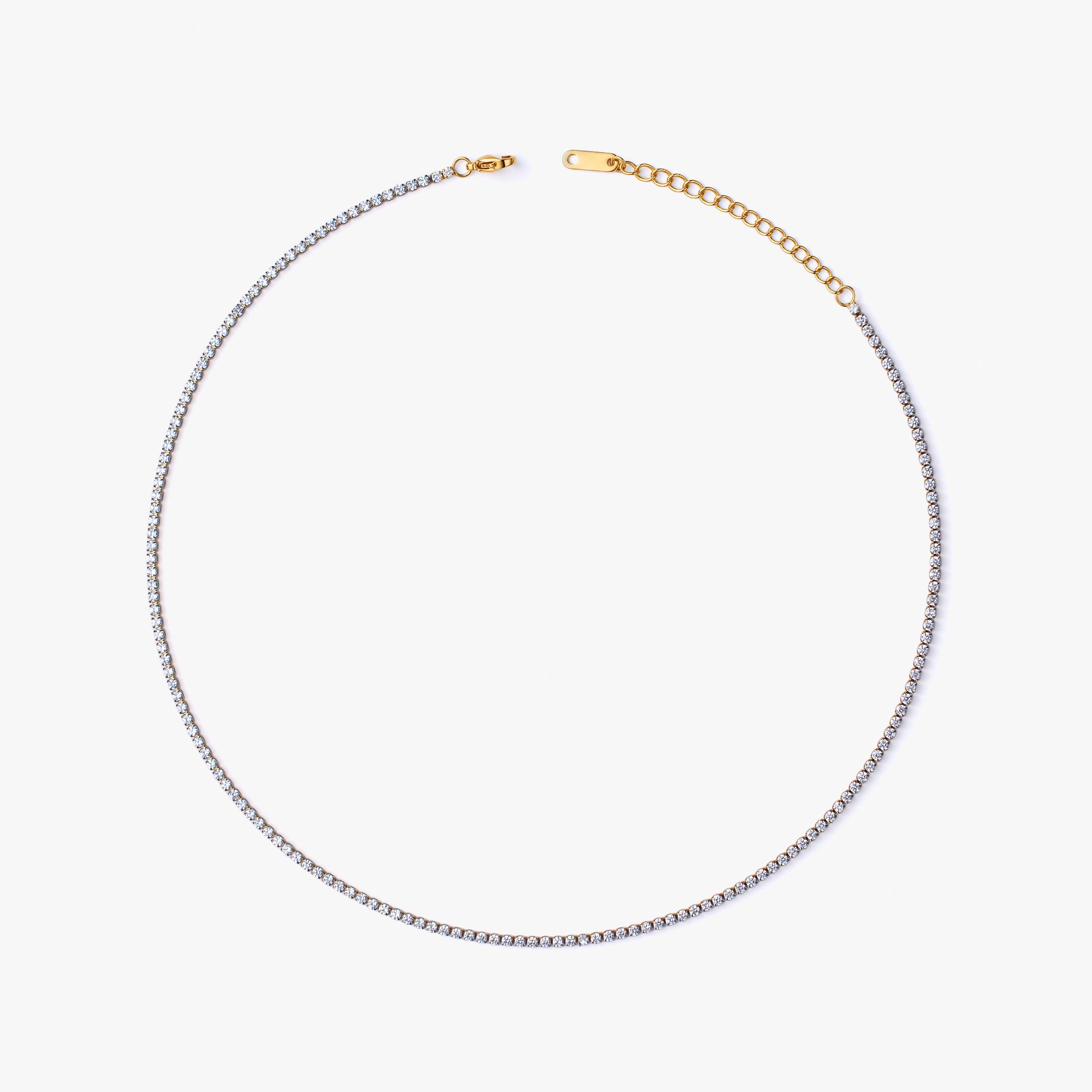 Bracelet + Tennis Necklace Set