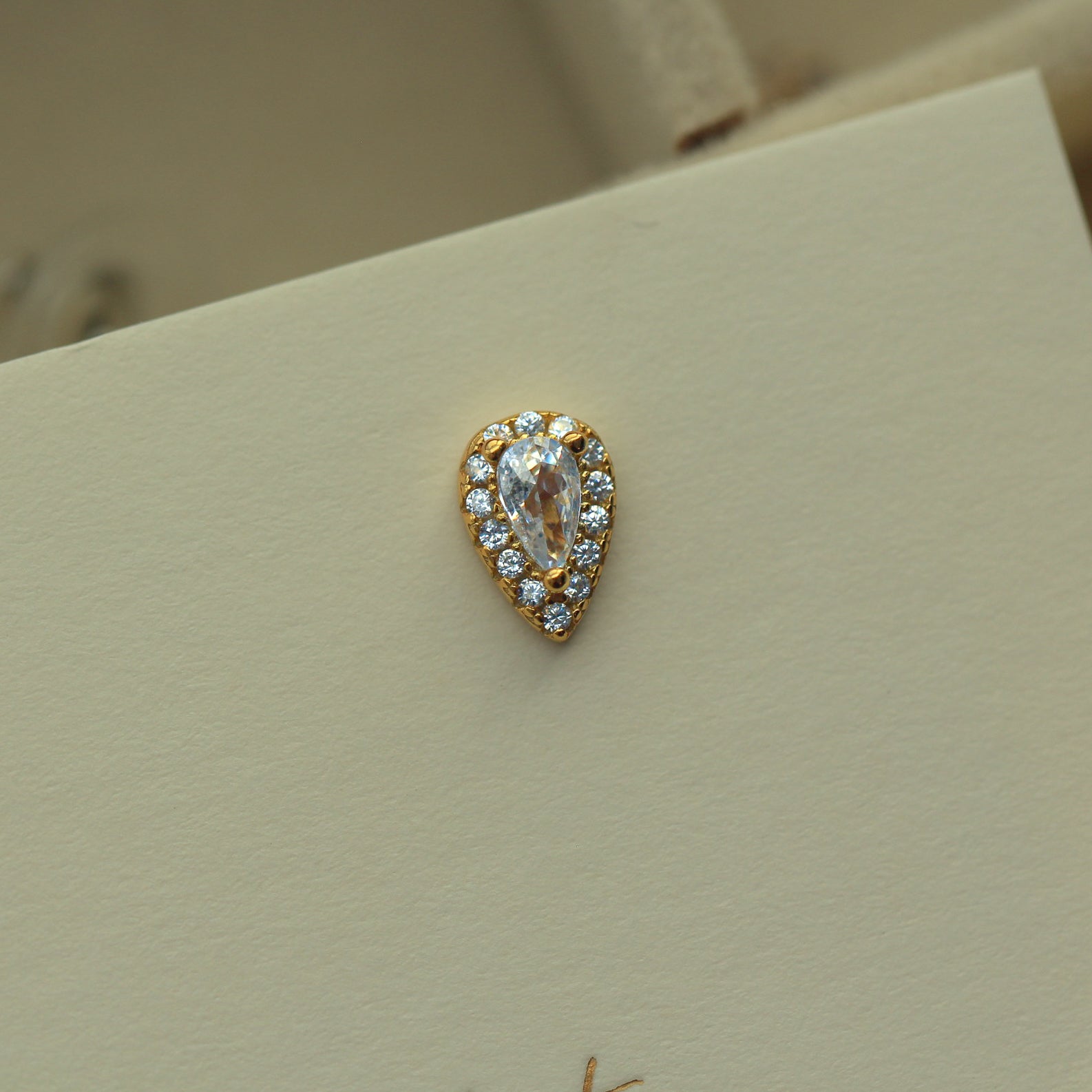 Crystal Teardrop Earrings
