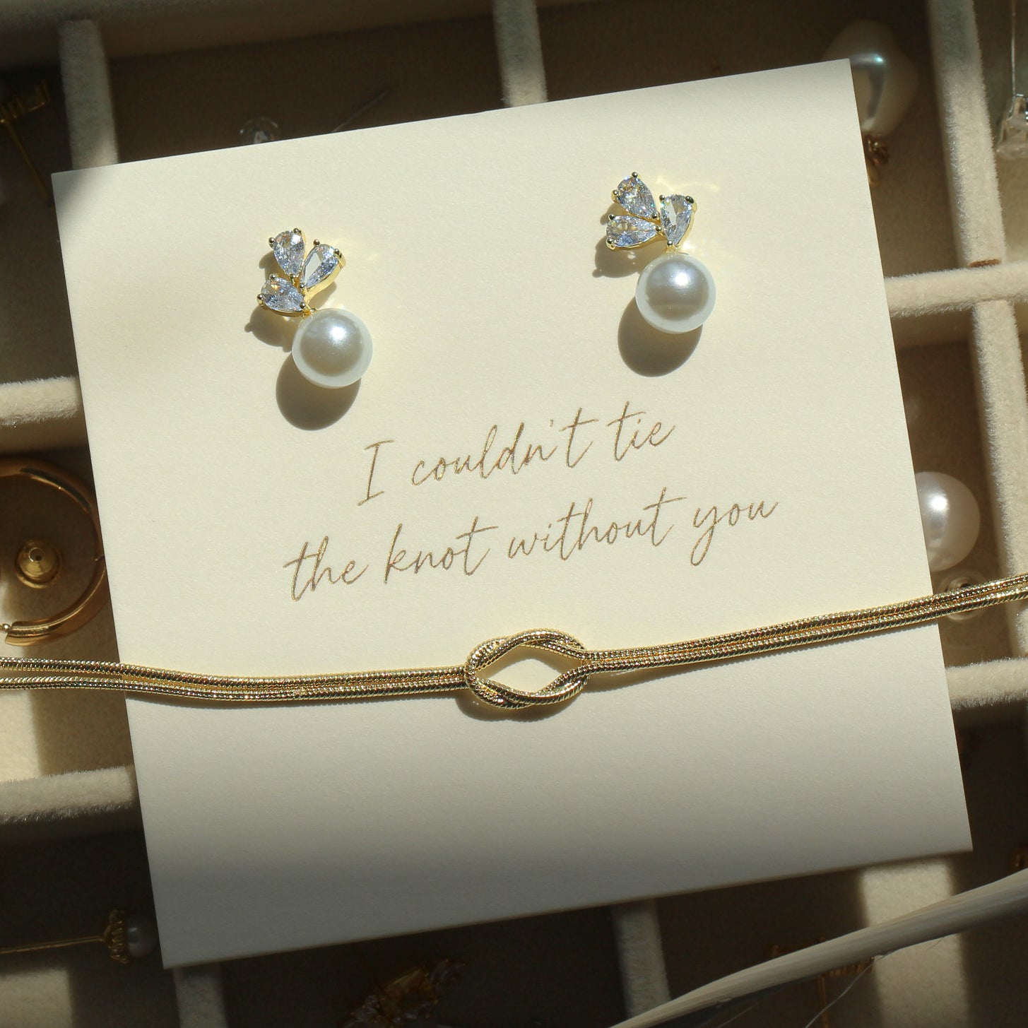Pearl Petal & Knot Set