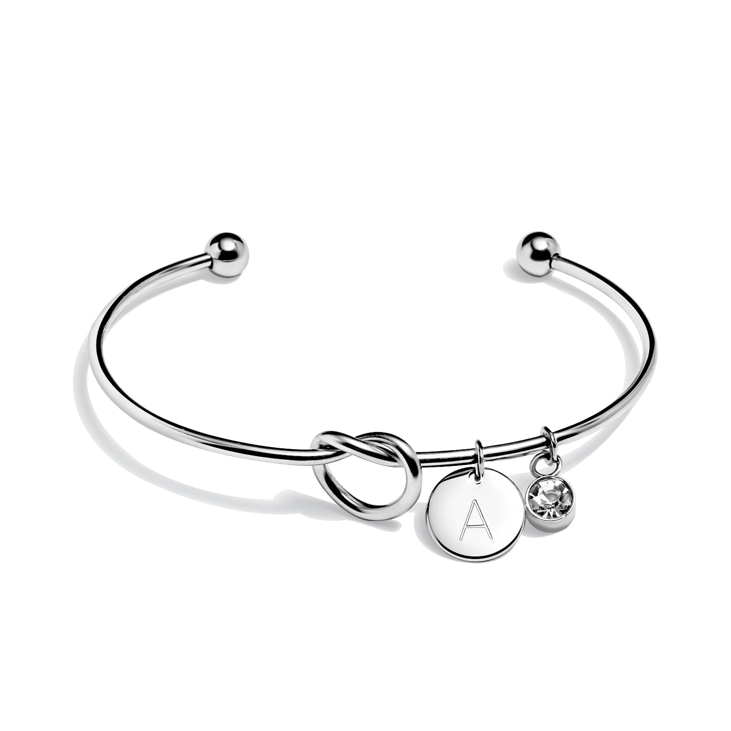 "Tie The Knot" - Gemstone Bangle