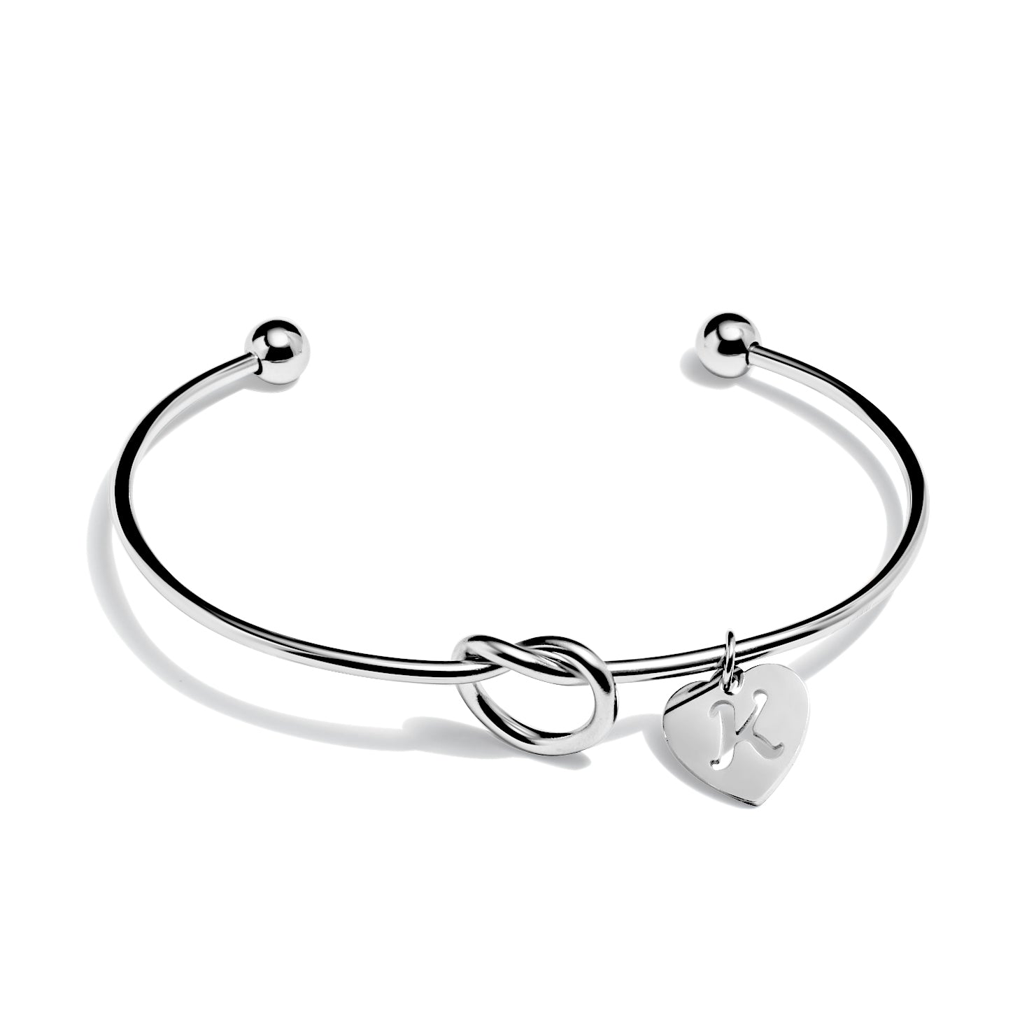 "Tie The Knot" - Heart Bangle