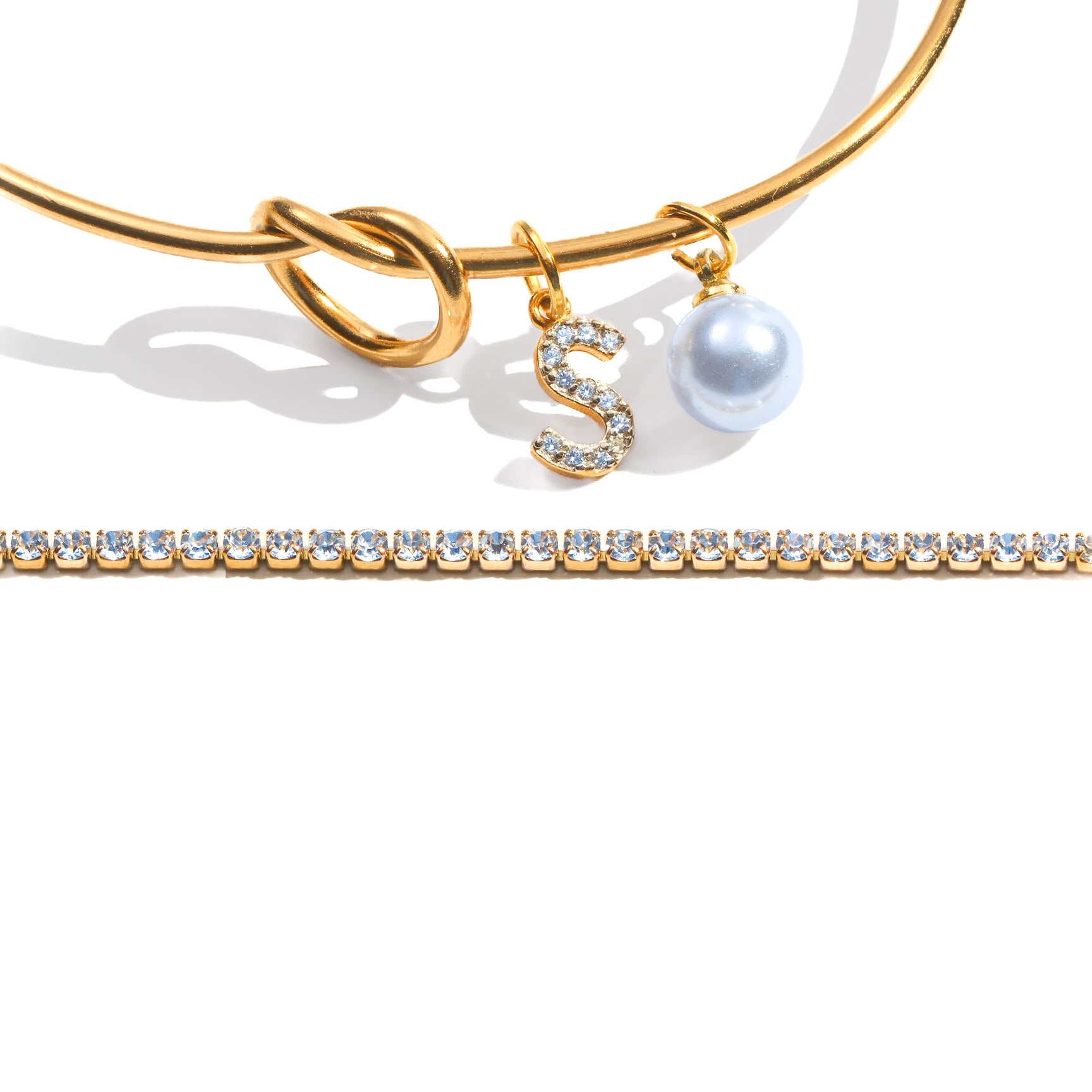 "Tie The Knot" - Studded Stack