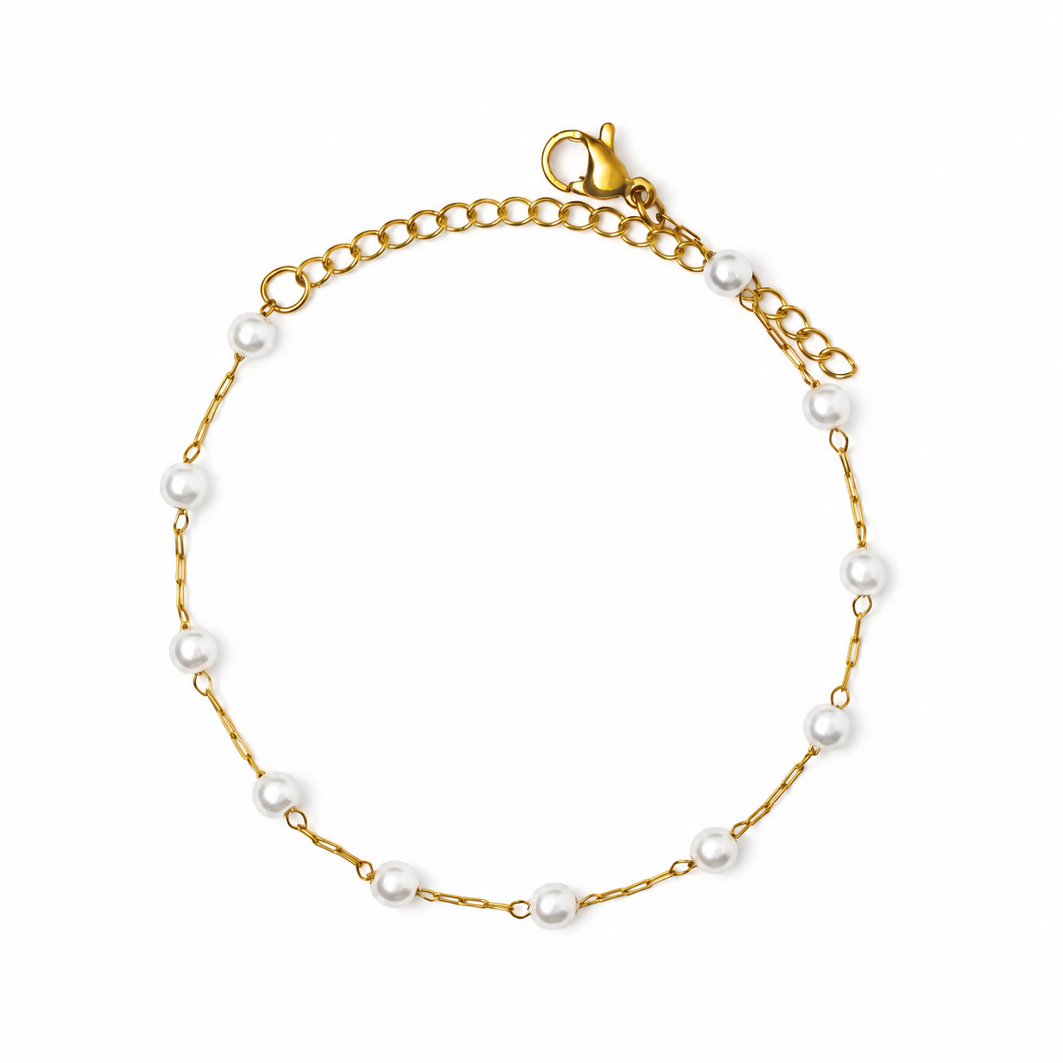 Dainty Pearl Bracelets - Steel