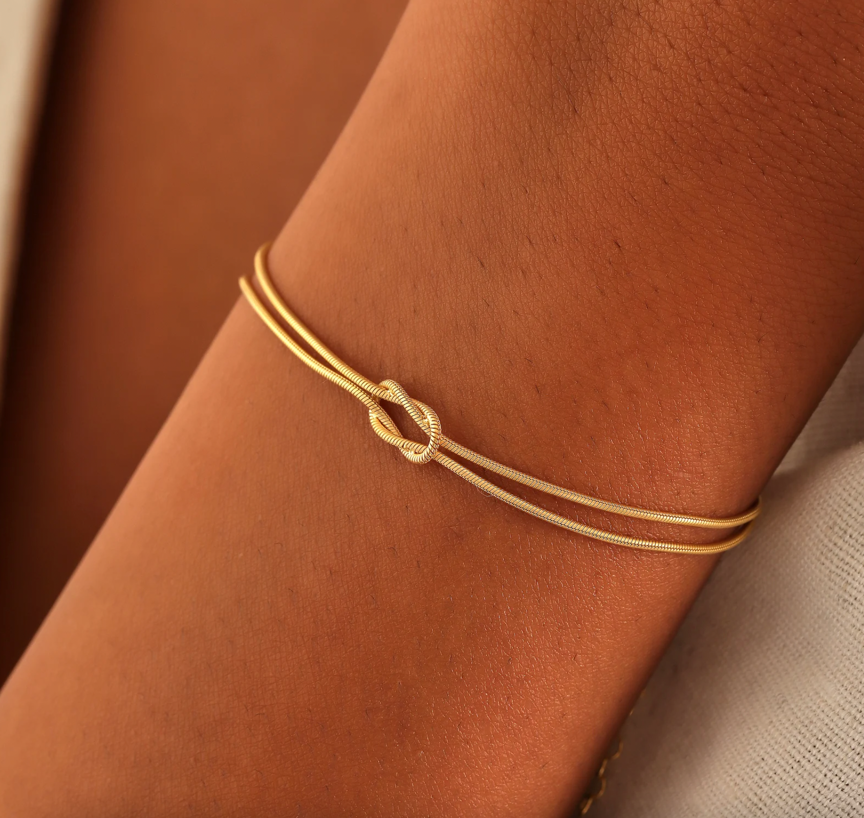 "Tie The Knot" - Stainless Steel Bracelet