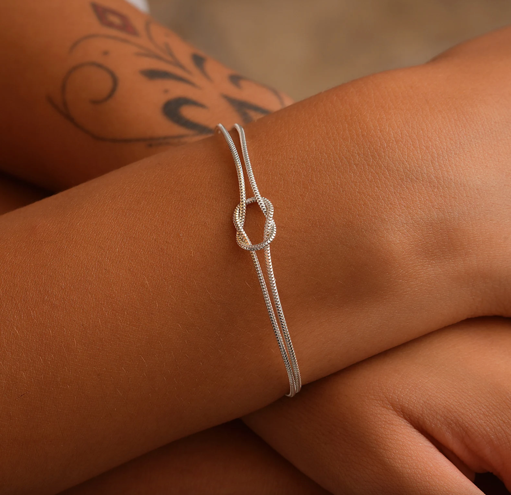 "Tie The Knot" - Stainless Steel Bracelet