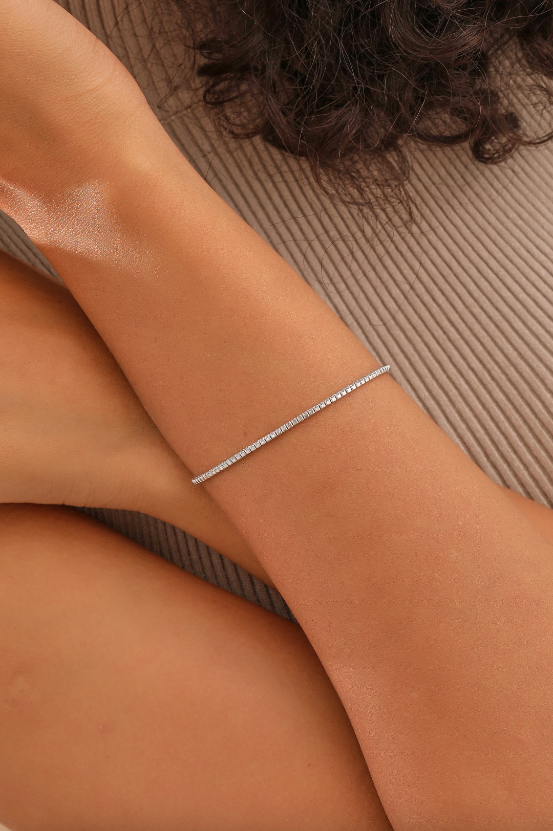 2mm Dainty Sterling Tennis Bracelet (Gift)