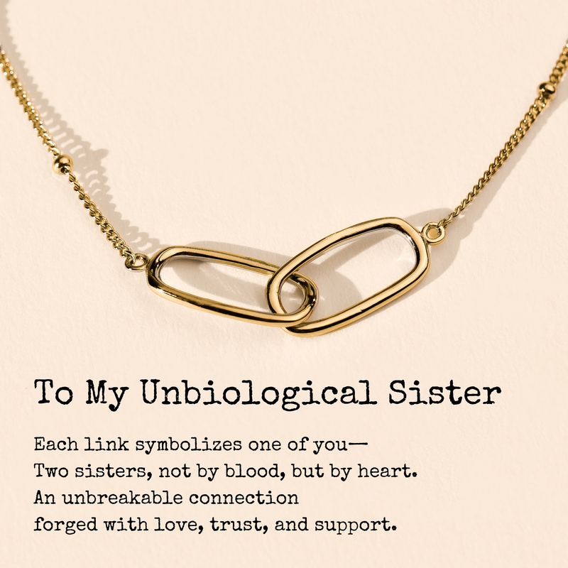 Unbiological sister necklace discount
