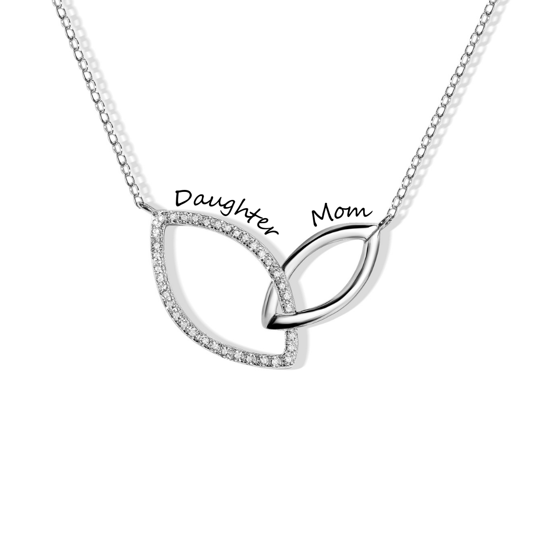 Pave Leaf - Necklace