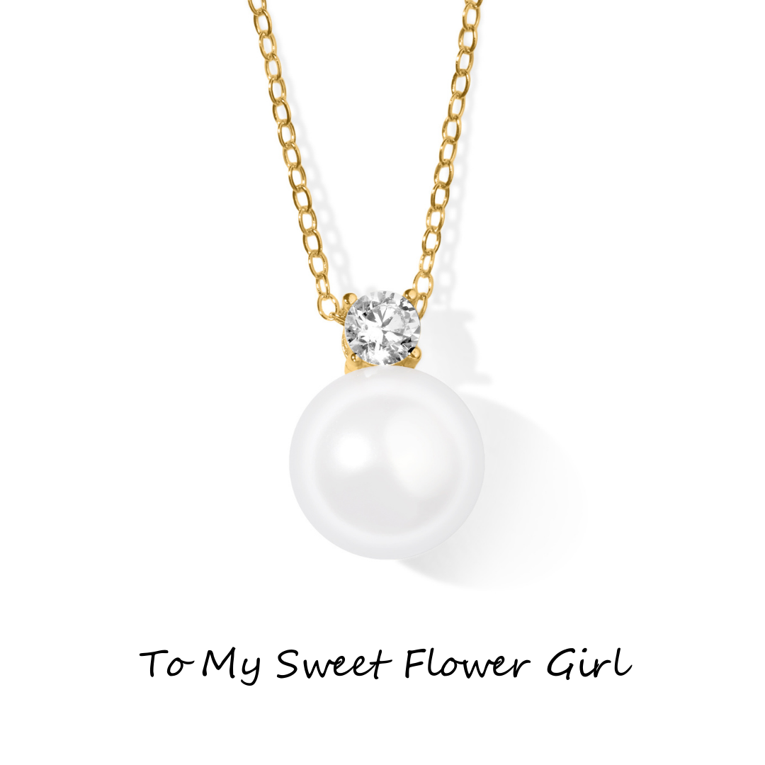 Diamond Pearl Necklace