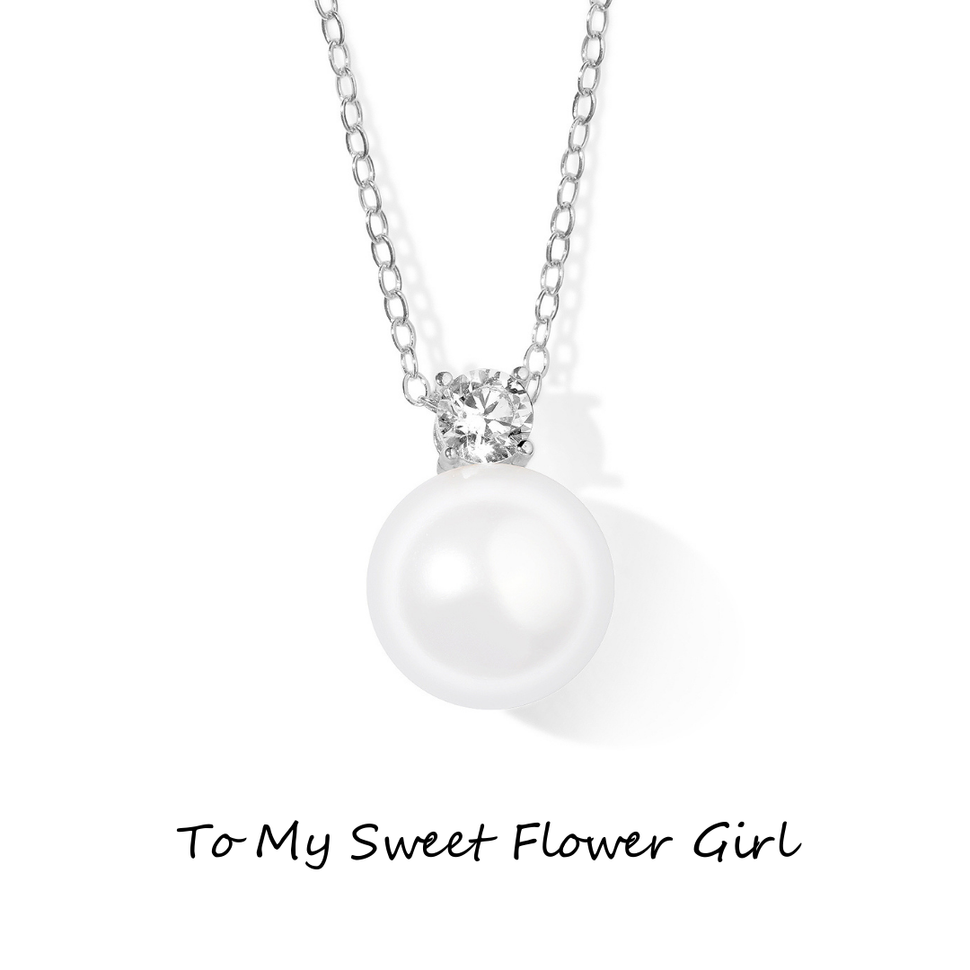 Diamond Pearl Necklace