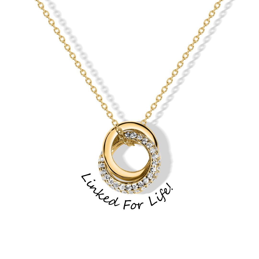 Pave Thick Hoop - Necklace