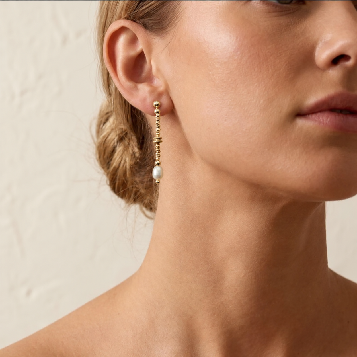 Boho Pearl Drop Earrings