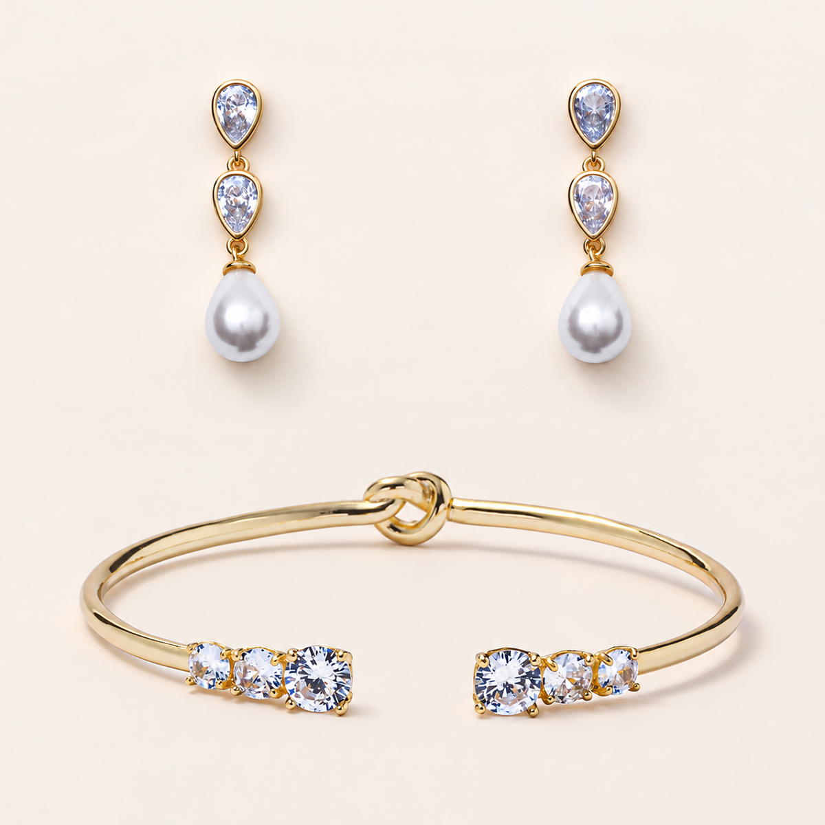 To My Mother-in-law/Mom - Knot N Earring Set