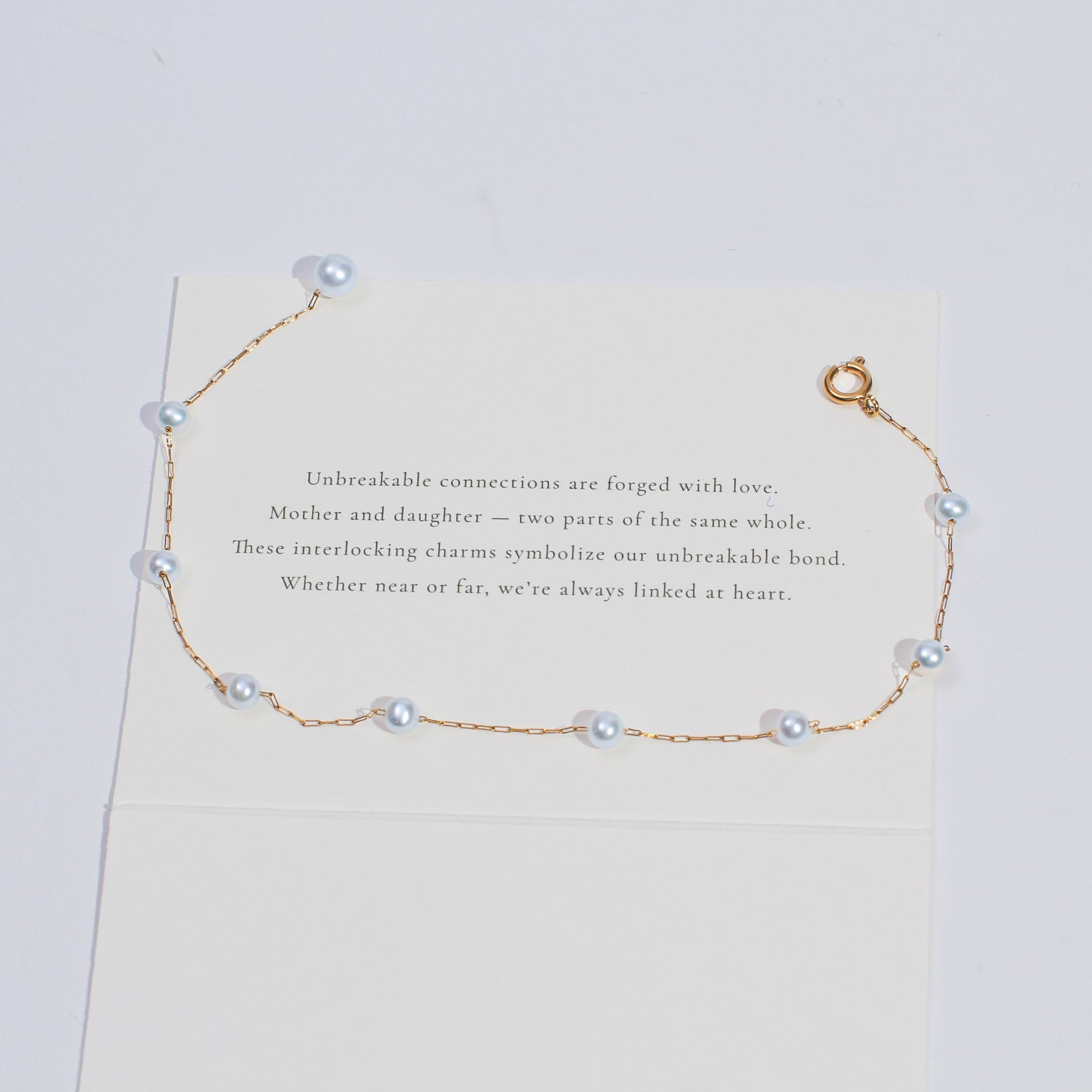 Pave Clips + Pearl Bracelet - Gift Set