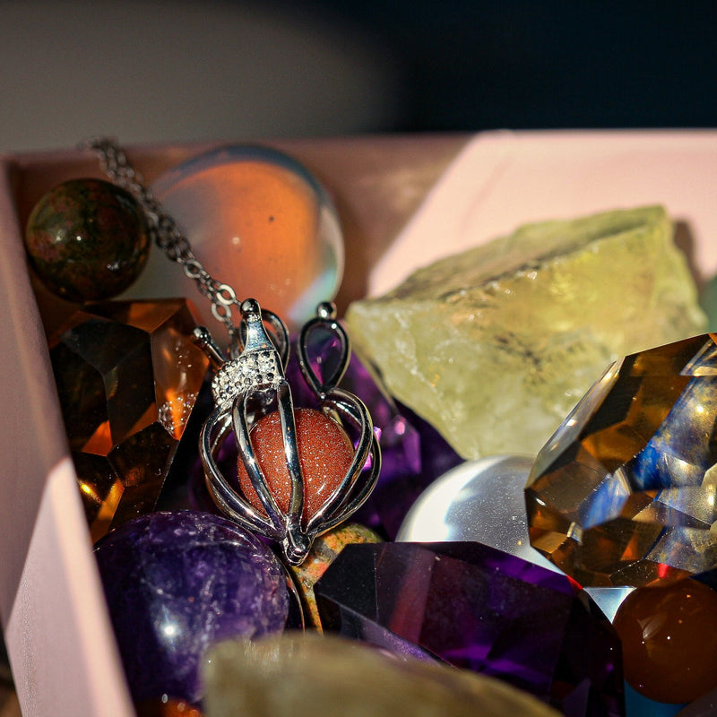 CrystalHarmony Crown Necklace (For 0.2-1.1CM Crystals)