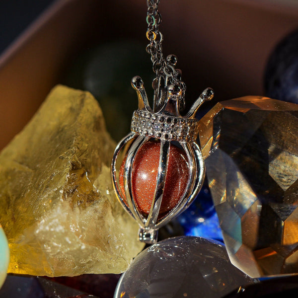 CrystalHarmony Crown Necklace (For 0.2-1.1CM Crystals)