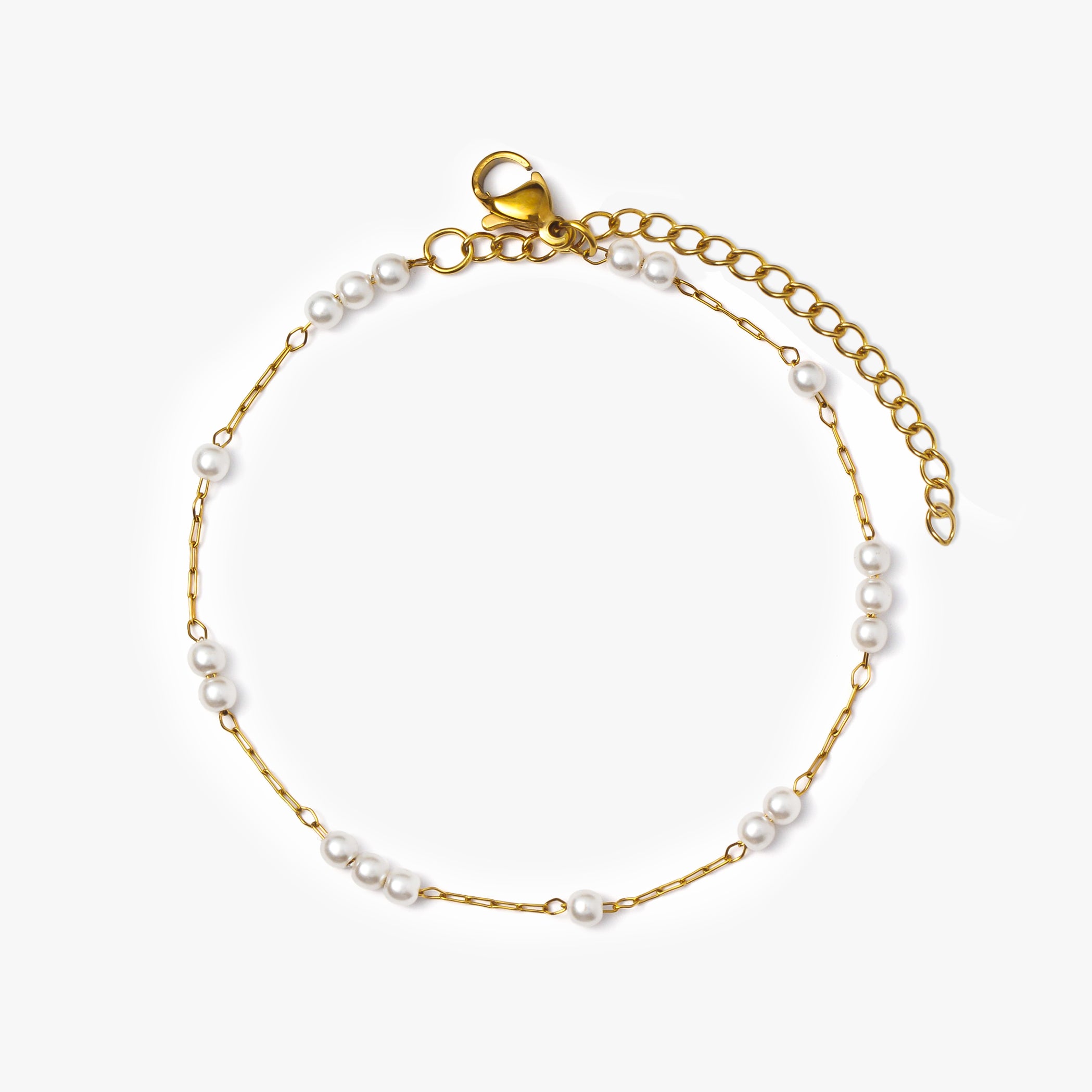 Dainty Pearl Bracelets - Steel