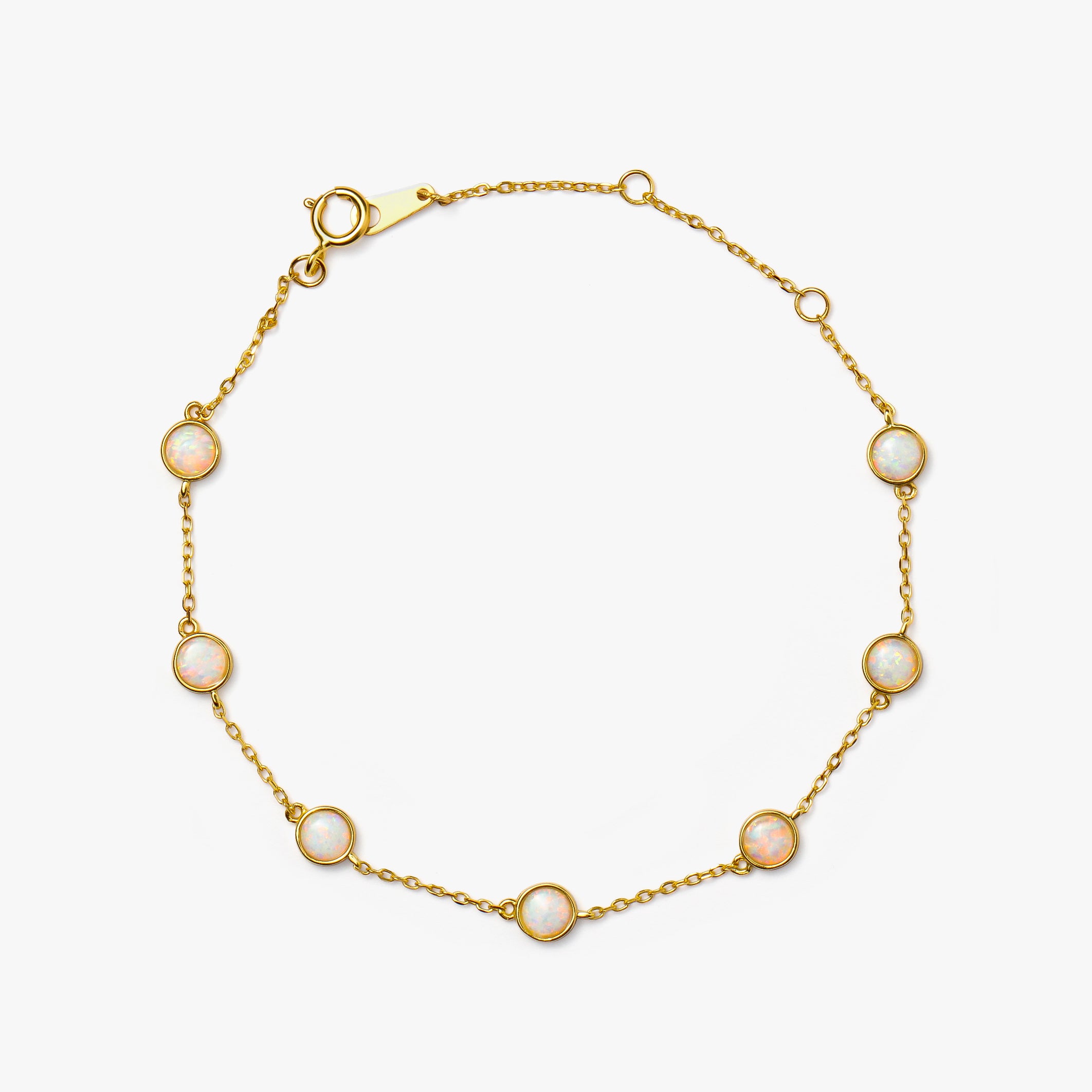 Opal station bracelet