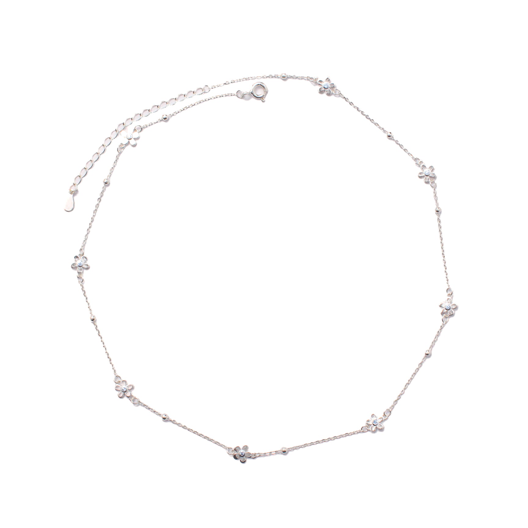 Daisy Satellite  Necklace