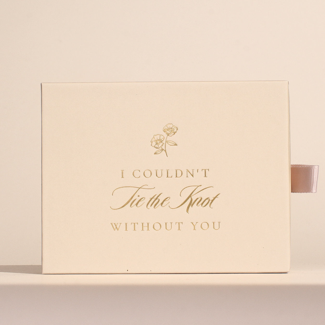 Proposal Card +"Tie The Knot" - Gift Box