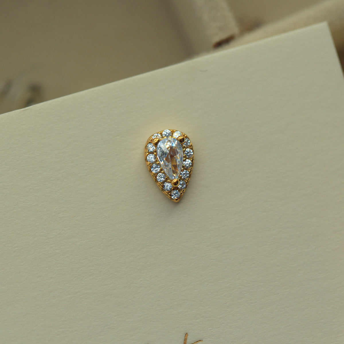 Crystal Teardrop Earrings