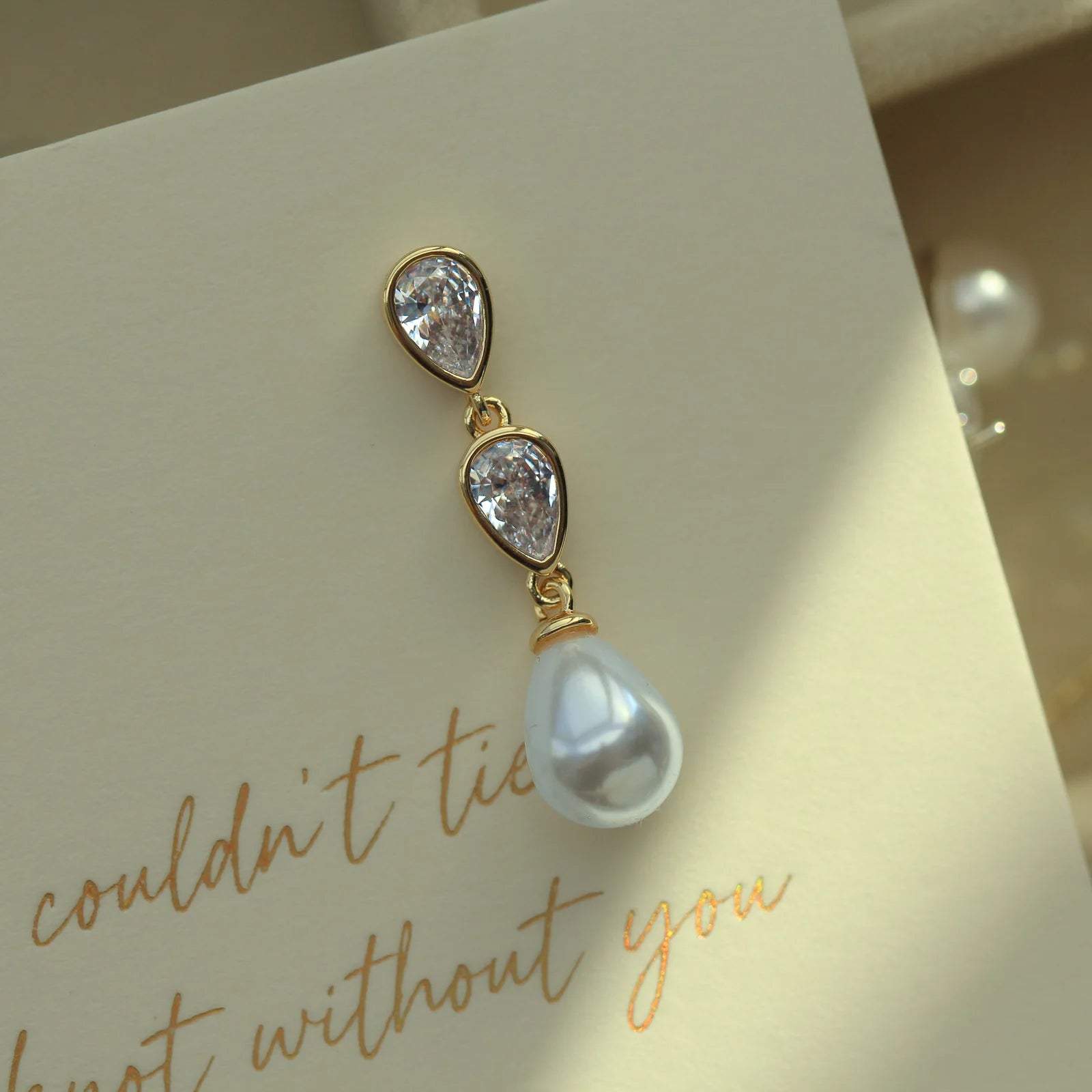 Dainty Teardrop & Knot Set