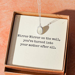 Mother Daughter - Dainty Mother of Pearl Necklace