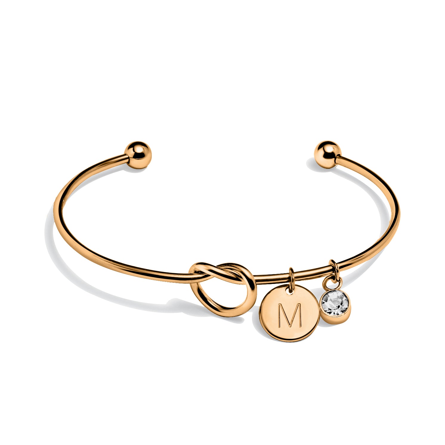 "Tie The Knot" - Gemstone Bangle