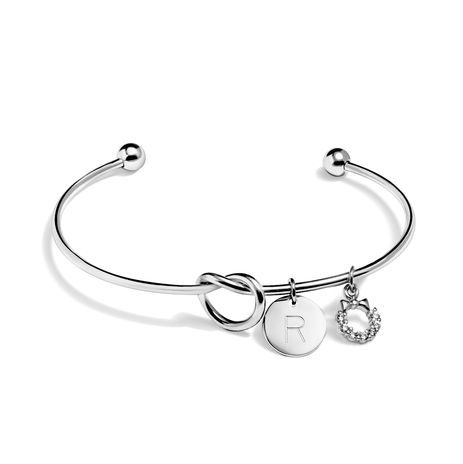 "Tie The Knot" - Wreath Bangle