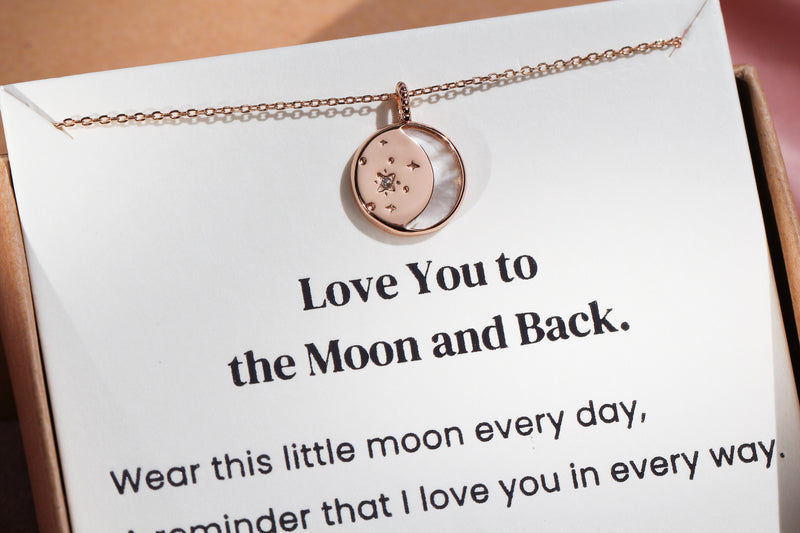 Love You To The moon and Back - Necklace