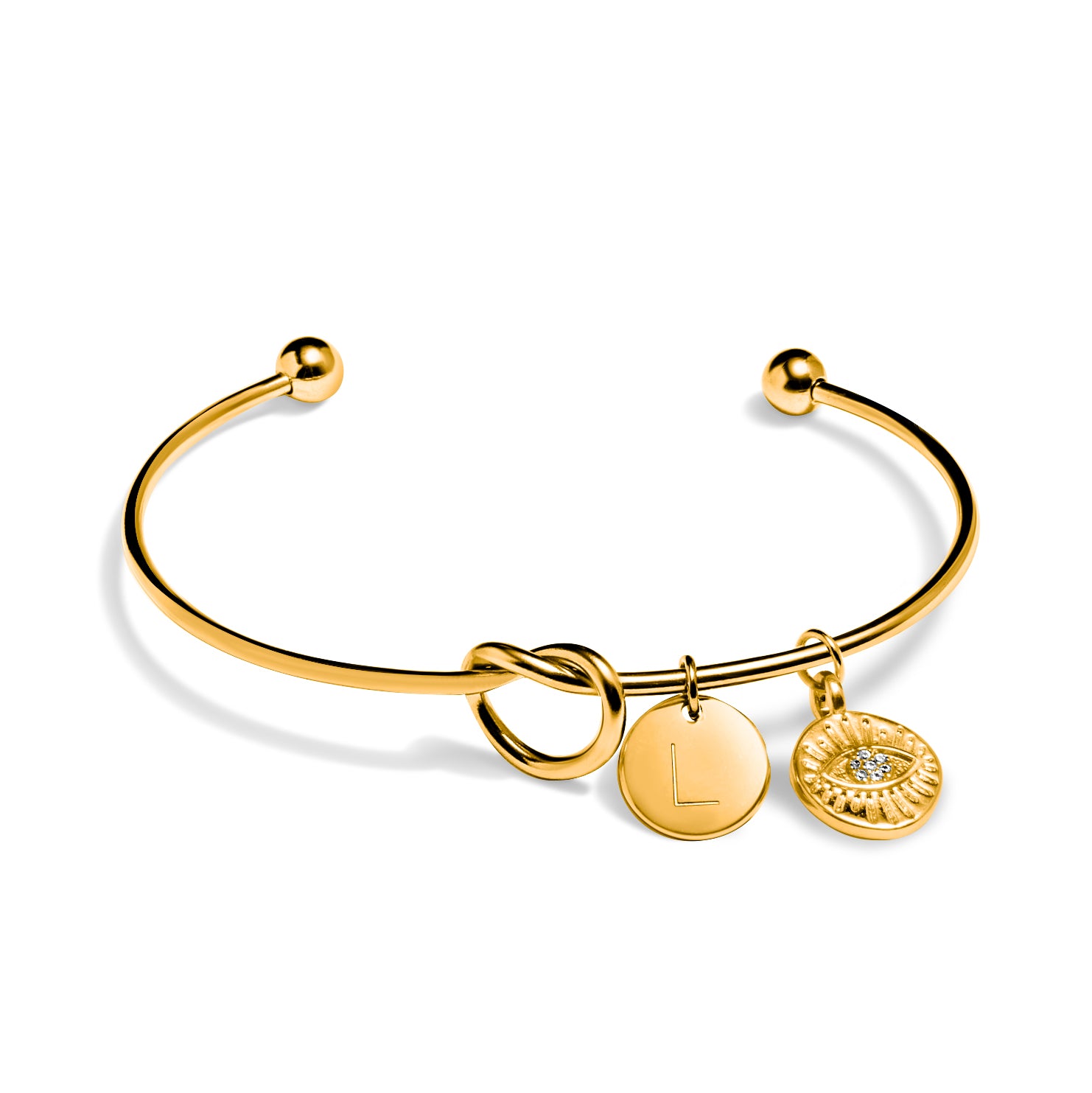 "Tie The Knot" -  Evil Eye Bangle