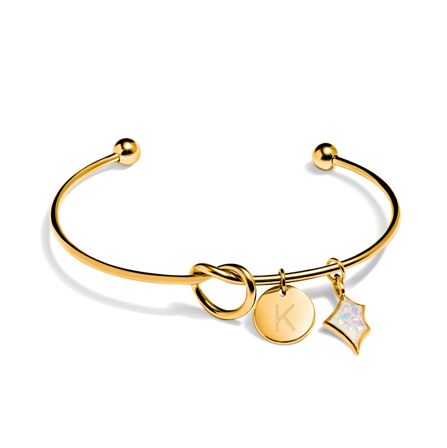 "Tie The Knot" - Opal Bangle