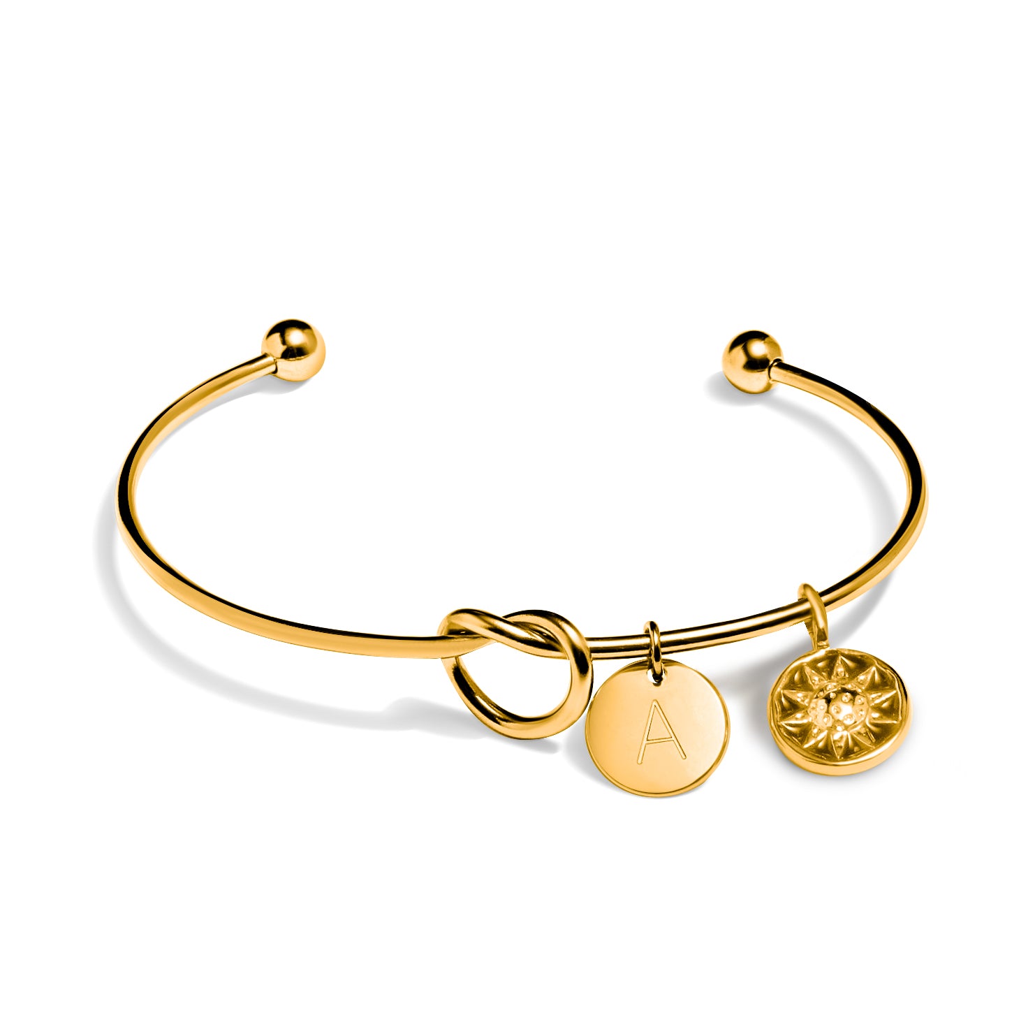 "Tie The Knot" - Celestial Sun Bangle