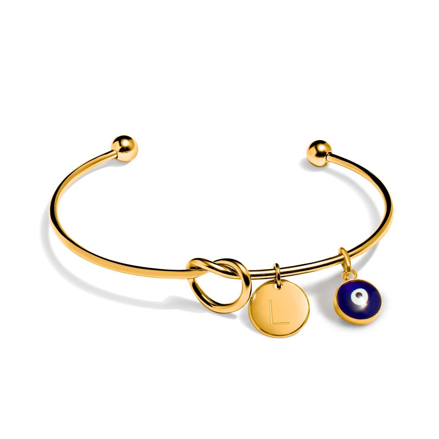 "Tie The Knot" - Evil Eye Bangle