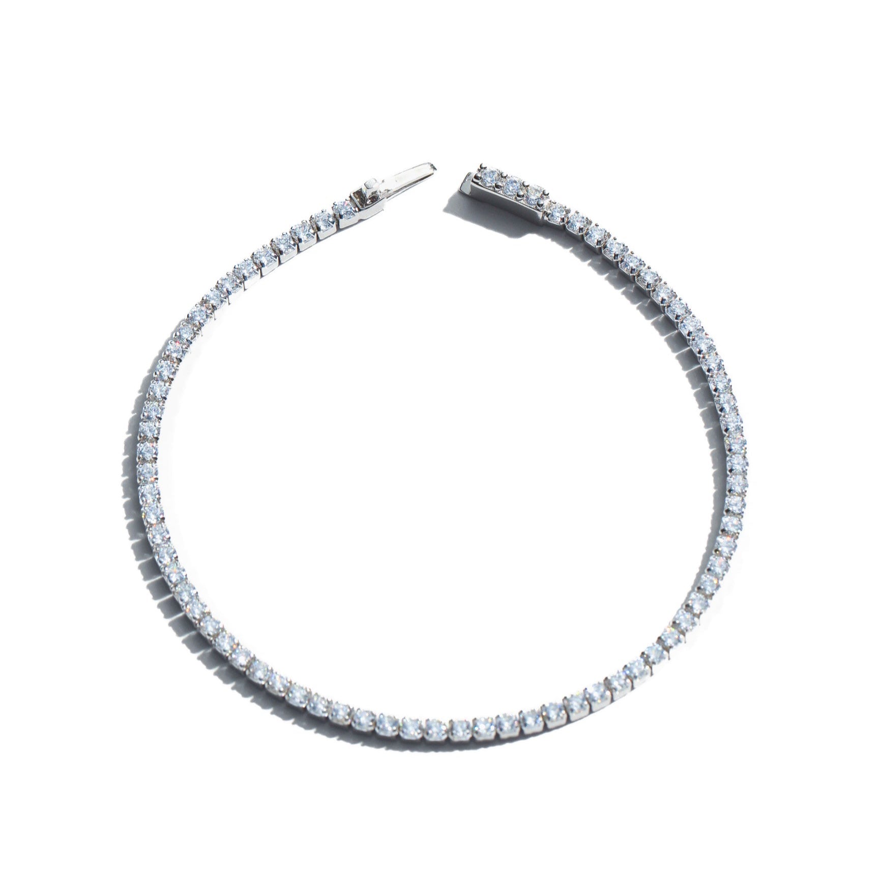 2mm Dainty Sterling Tennis Bracelet