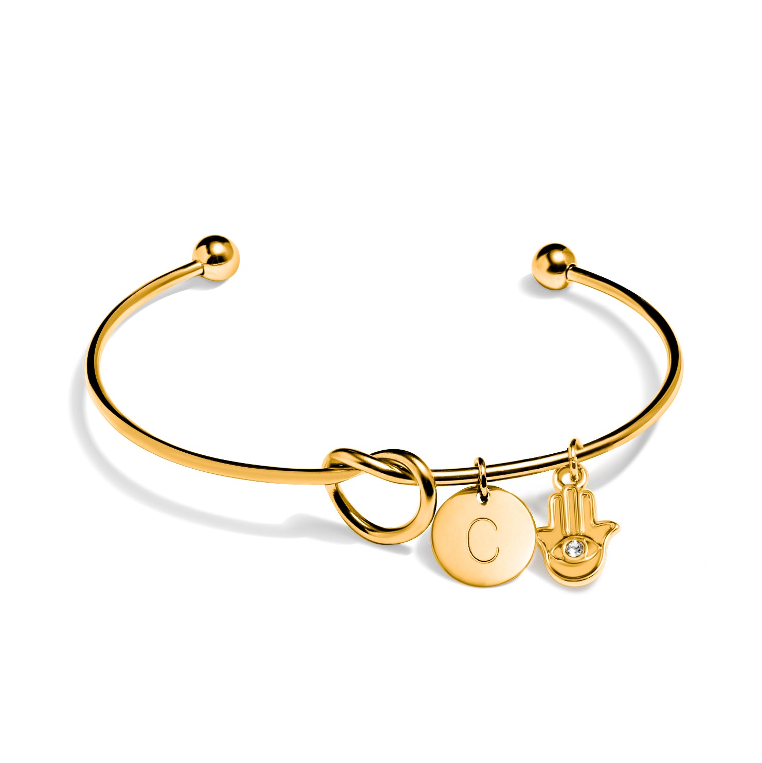 "Tie The Knot" - Evil Eye Bangle