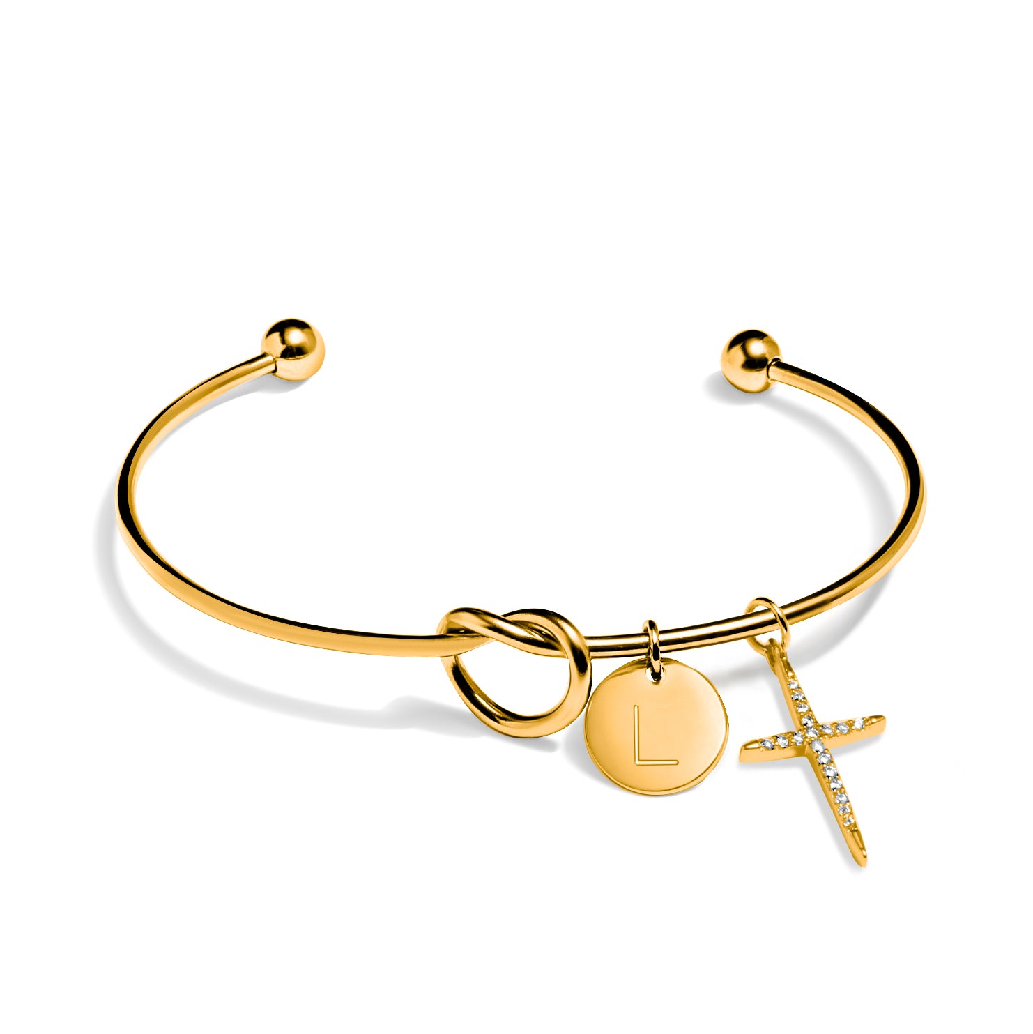"Tie The Knot" - Cross Bangle