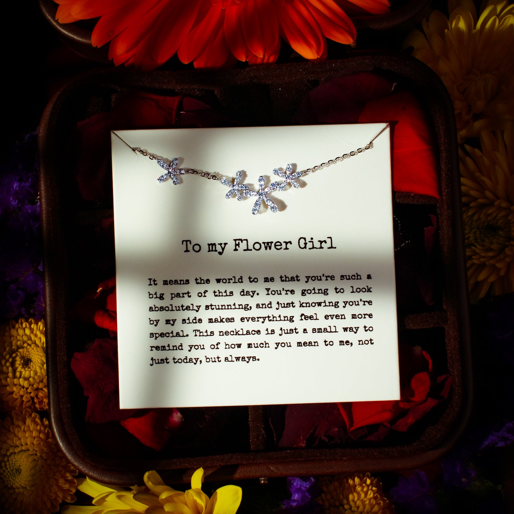 Flower Girl - Wild Flowers Necklace