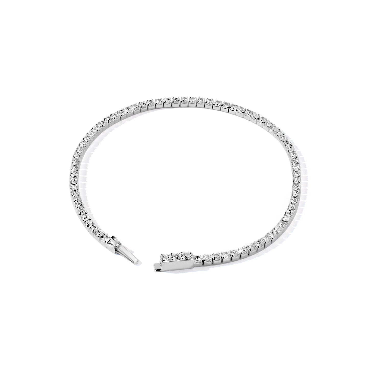 2mm Dainty Sterling Tennis Bracelet