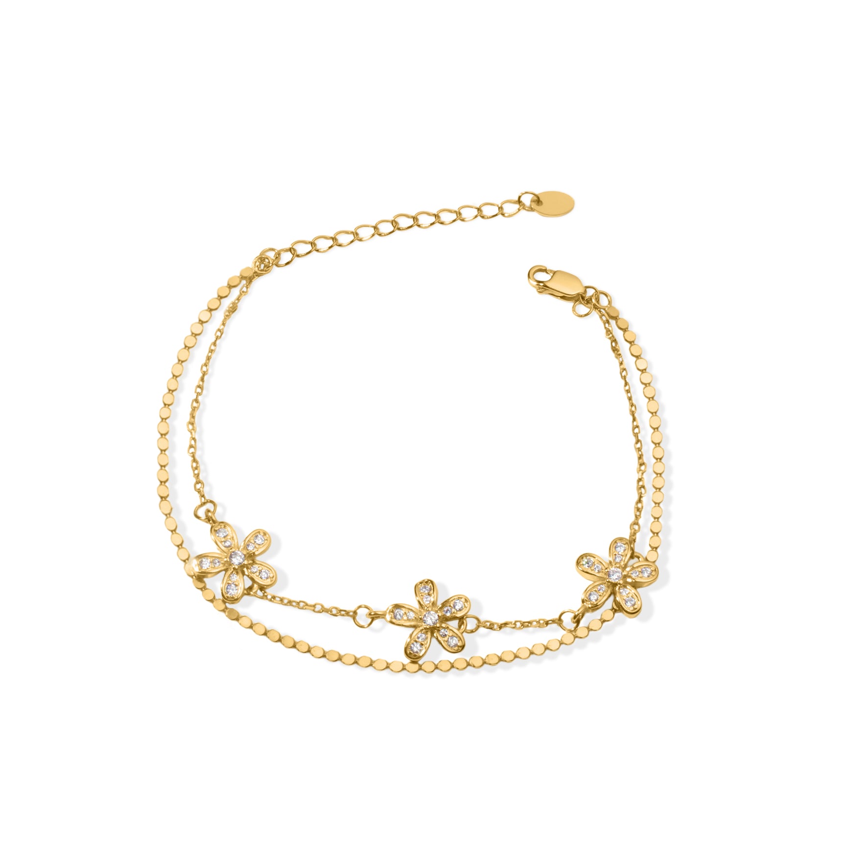 Dotted Flower Bracelet