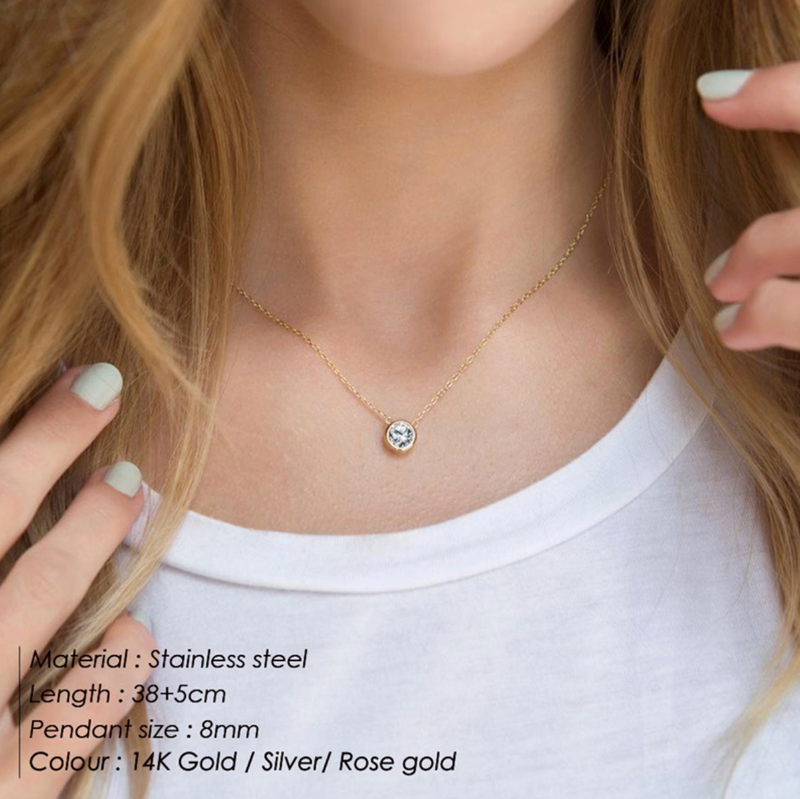 Birthstone Gemstone Necklace