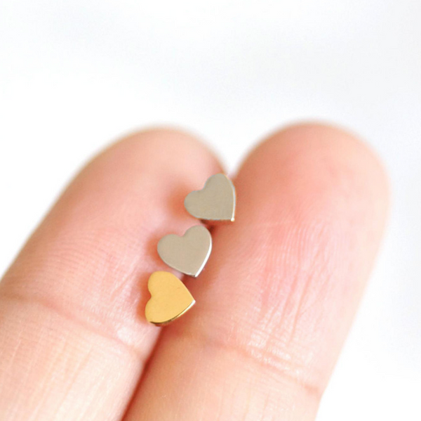 Dainty Heart Earrings