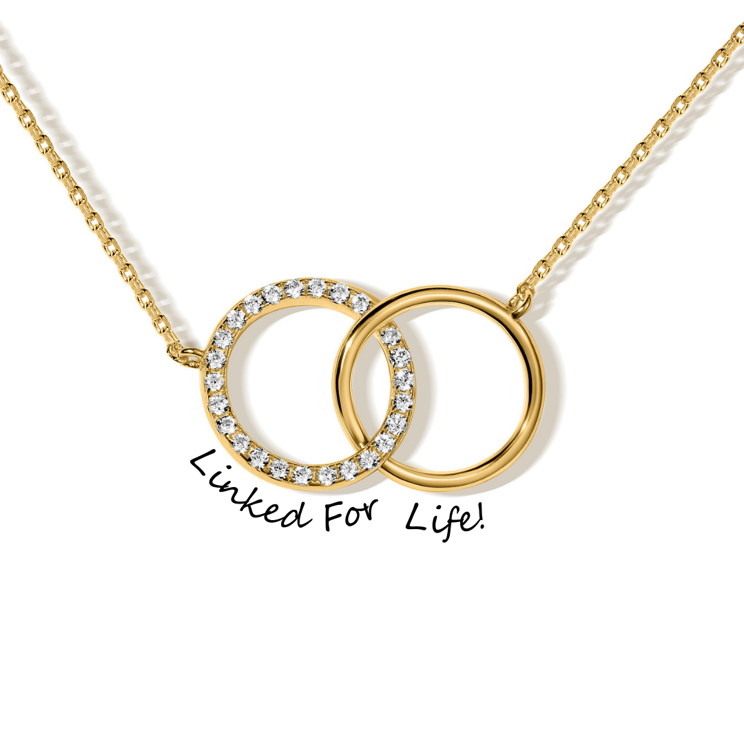 Pave Diamond Hoop - Necklace